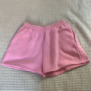 Princess Polly Sweat Shorts in Pink